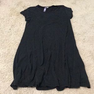 Black float T-shirt dress